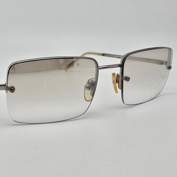Ralph Lauren 972/S Silver Frame Silver Mirror Gradient Lens Rimless Sunglasses main image 7